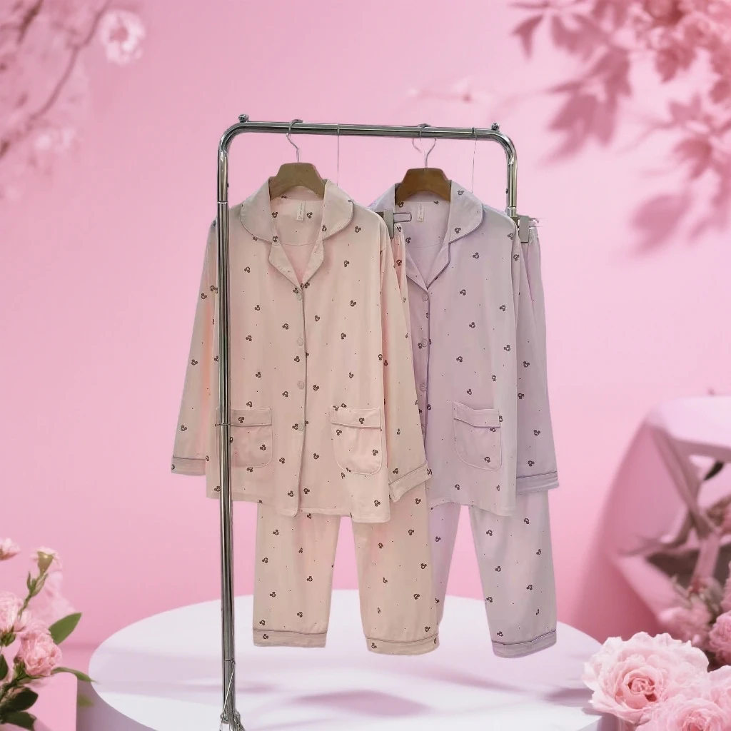 长袖长款长裤秋季睡衣家居服套装休闲男士女士