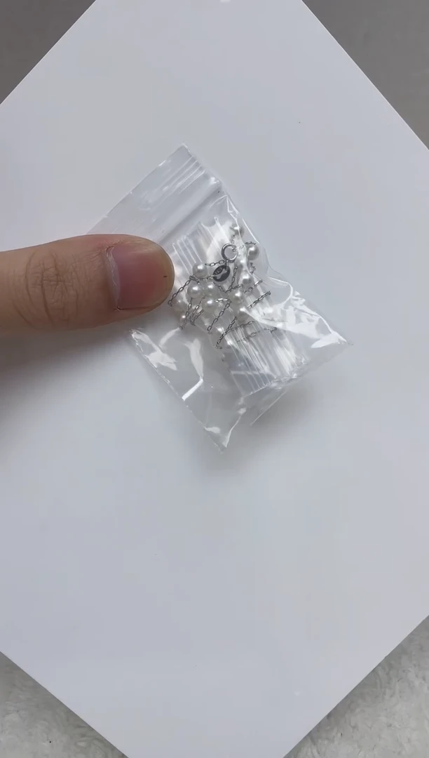 颈饰银S925镶嵌淡水珍珠