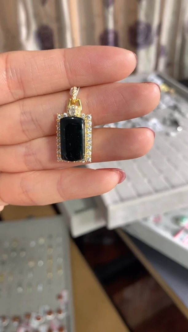 【闪购商品】翡翠戒指银S925镶嵌22222222    5