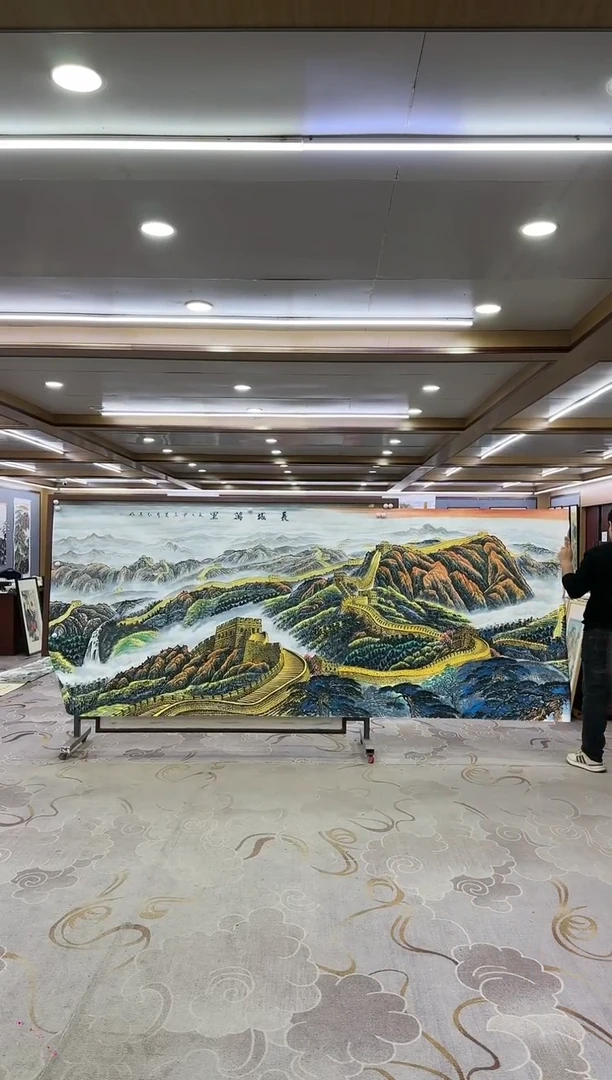 绘画一-刘雪红-大丈二-山水国画