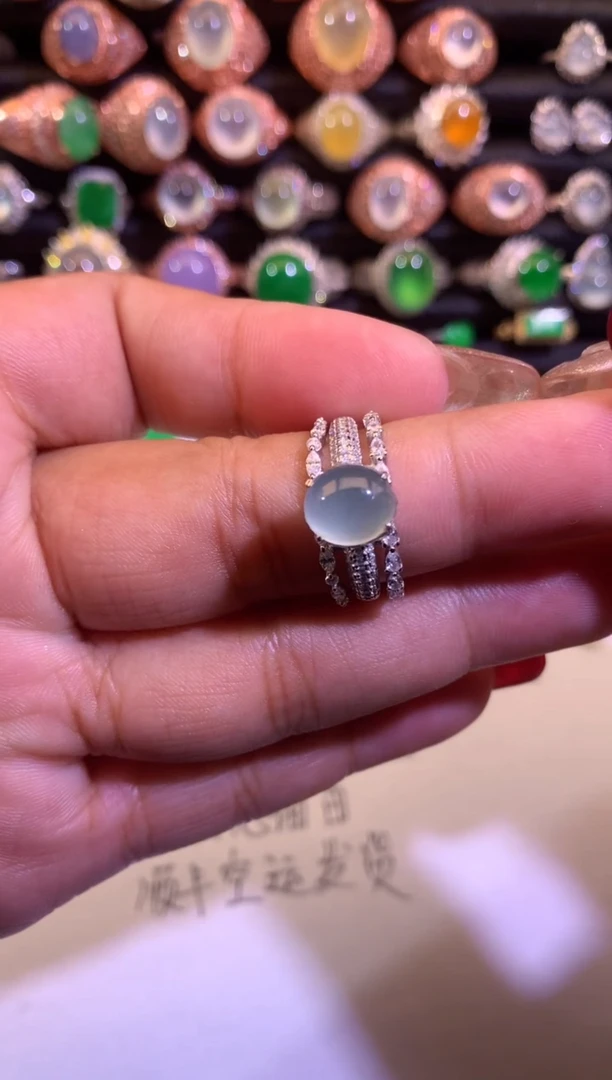 【闪购商品】翡翠戒指未镶嵌天然A货翡翠