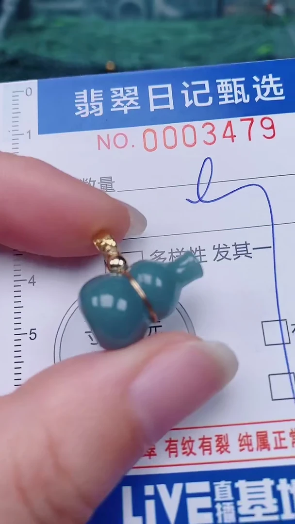 翡翠未镶嵌颈饰00003479