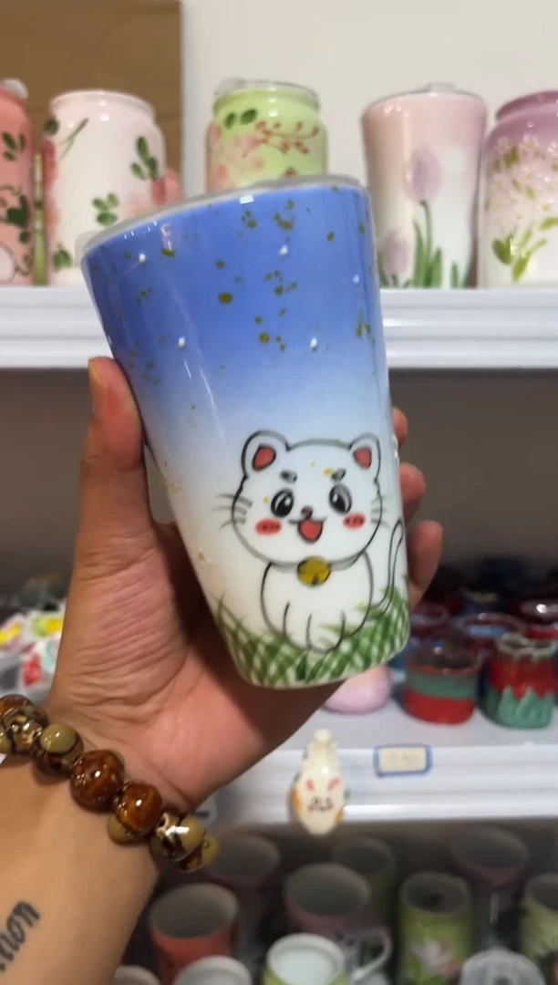微瑕手绘景德镇餐饮具