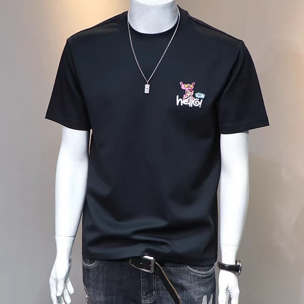 【通江恒宣】C74981男士时尚休闲夏季半袖潮流印花圆领T恤