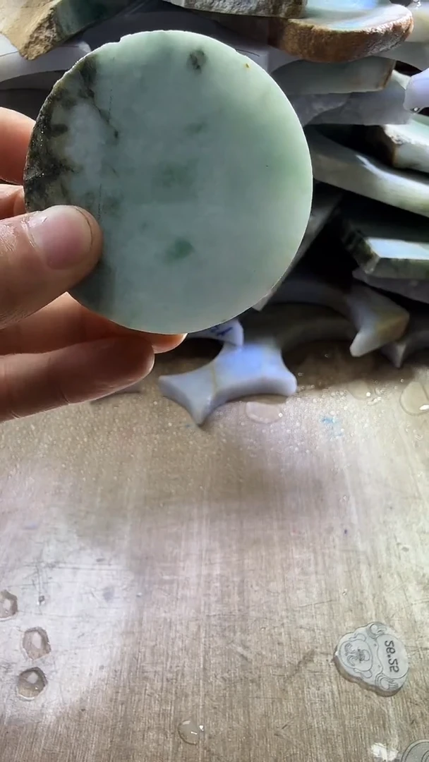 裸石翡翠天然翡翠A货花164