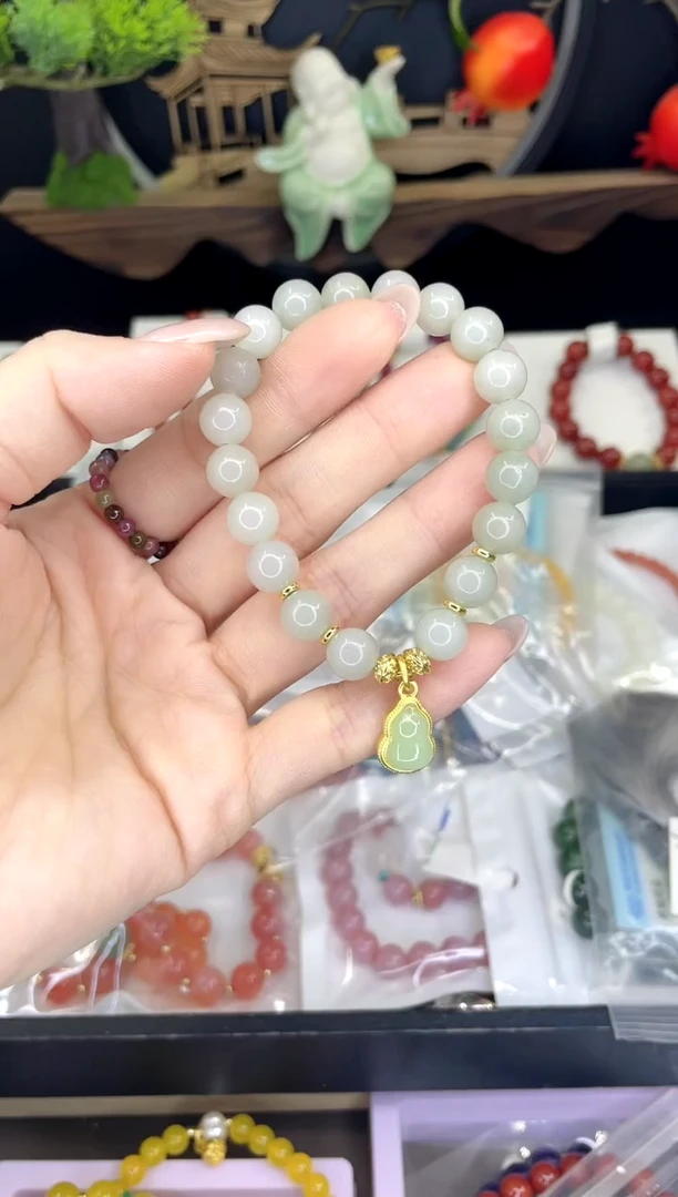 【闪购商品】石英岩玉手链未镶嵌手链