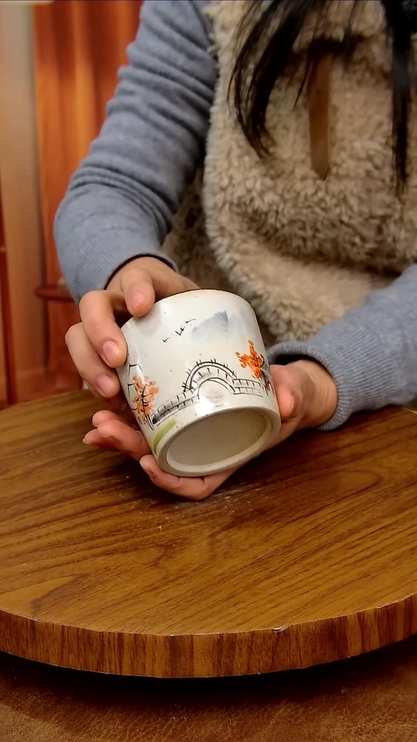 杯子陶景德镇手工手绘釉下彩陶瓷