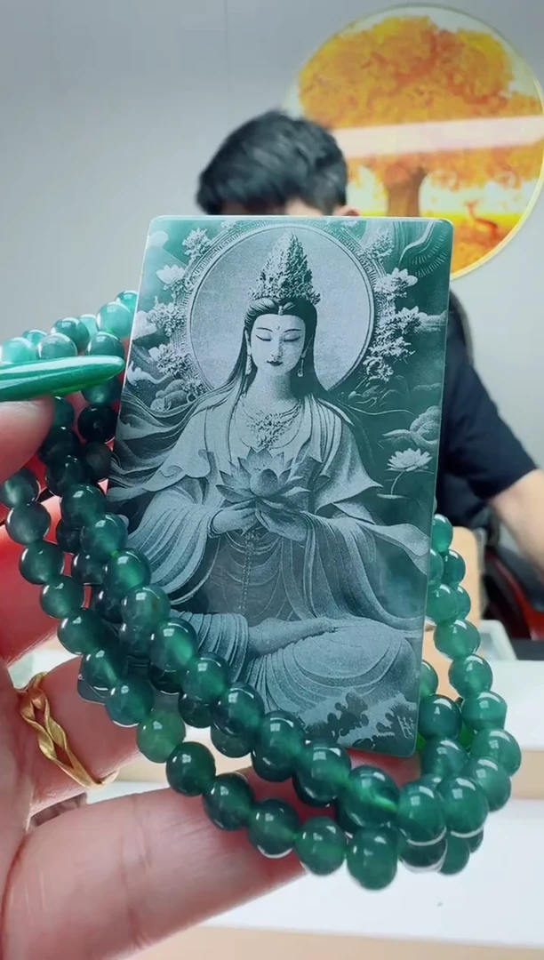 翡翠未镶嵌颈饰多样性随机发其一