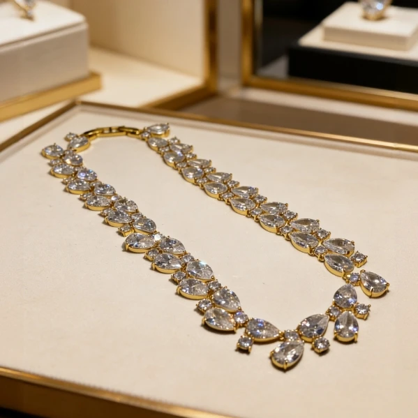 【杜美莎】高订项链 WW115 时尚轻奢高端定制豪镶项链