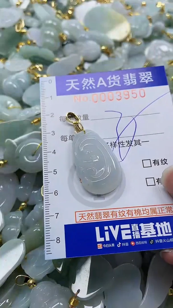 颈饰未镶嵌翡翠纯天然a货翡翠