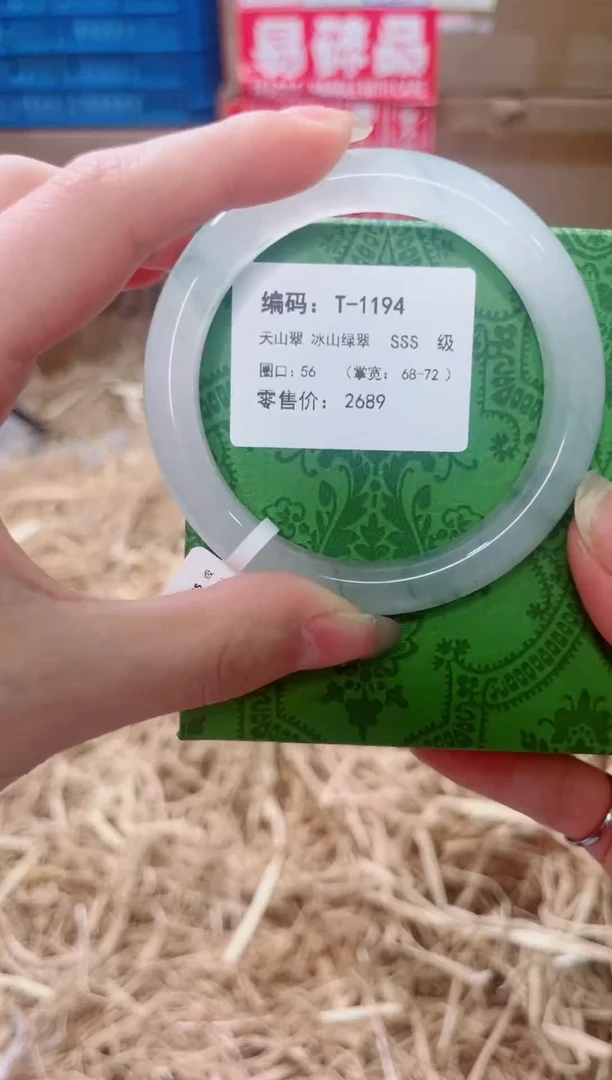 未镶嵌手镯石英质玉T-1194