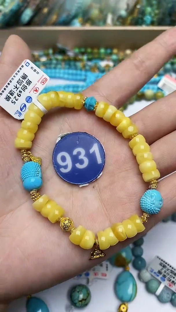 【闪购商品】绿松石手链银S925镶嵌931