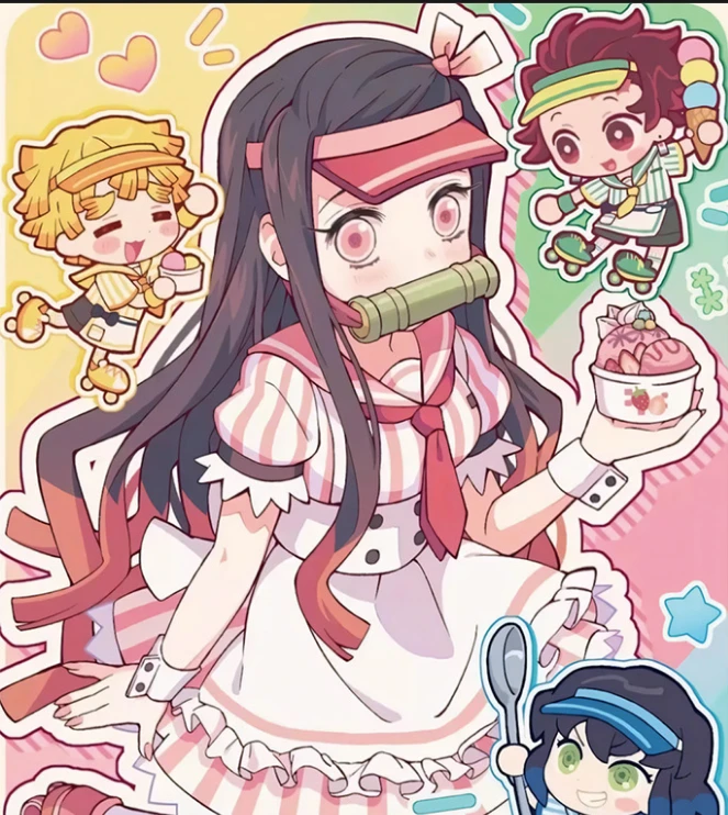 卡哇文创【鬼灭之刃】毛毡不织布挂件（可换墙） 周边二创