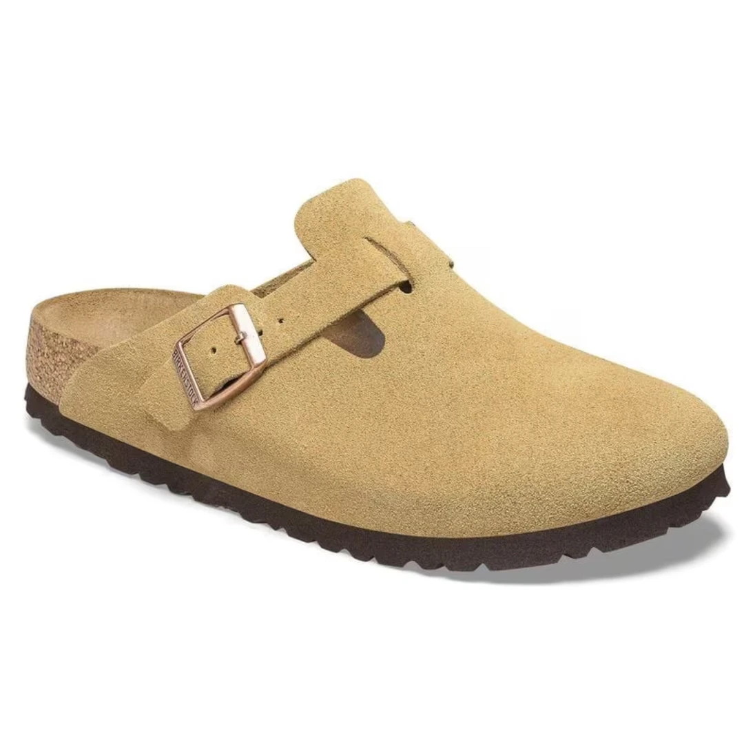 Birkenstock 经典平底勃肯鞋宽版麂皮包头鞋 全色合集