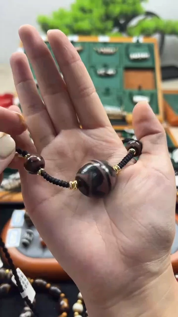 玛瑙/玉髓（覆膜）颈饰合金50.(微瑕随机发货）