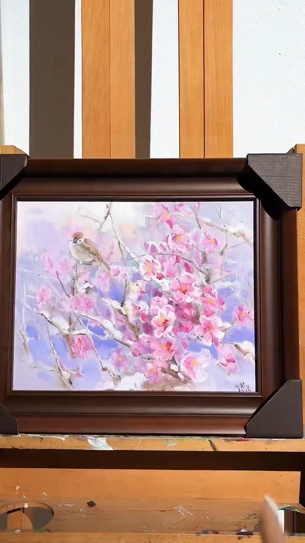 油画龙老师油画作品 带荣宝斋宁波证书 18
