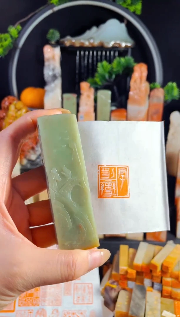 寿山石印石手工篆刻《君子豹变》