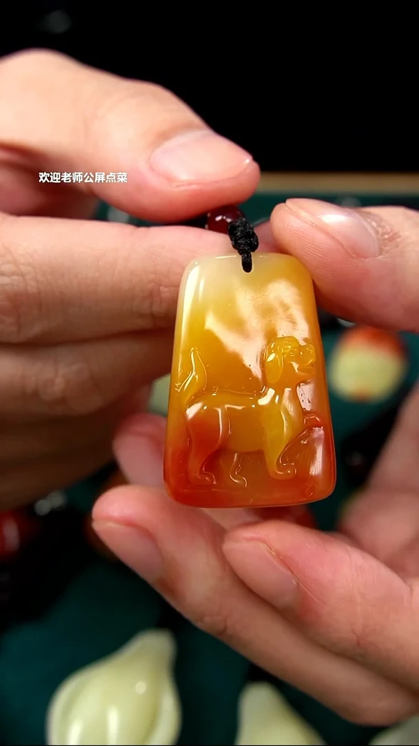 寿山石芙蓉石挂坠