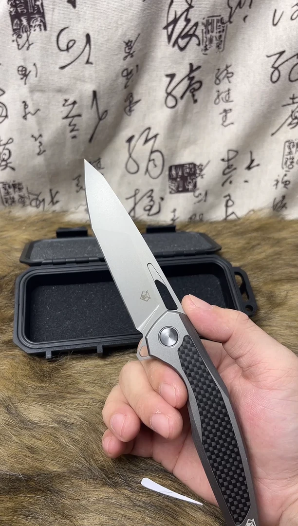 金属熊头 F95NL轴承折户外折叠刀野营求生锋利战术防身EDC工具刀