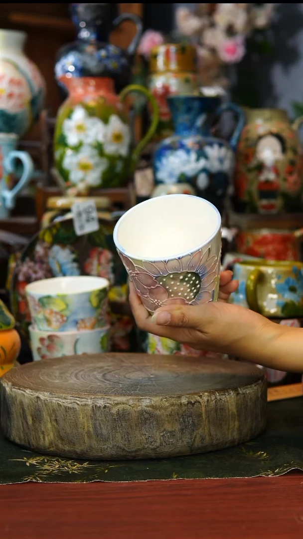 陶瓷156景德镇手工手绘釉下彩陶瓷