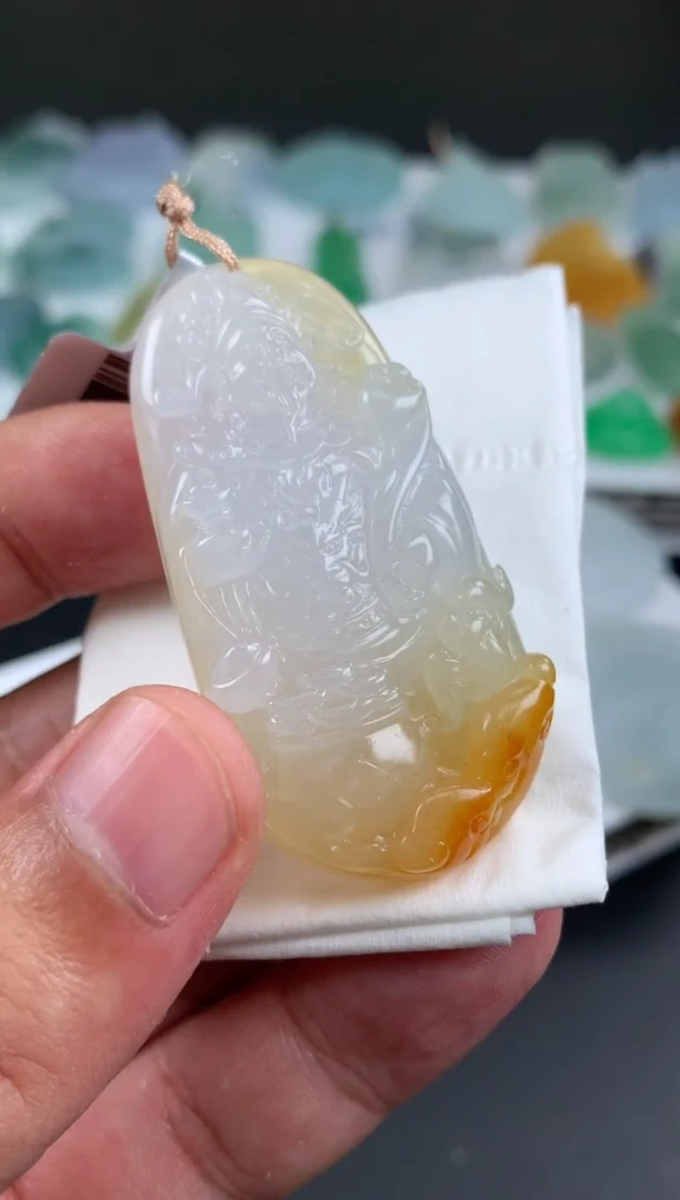 【闪购商品】定制翡翠未镶嵌财神