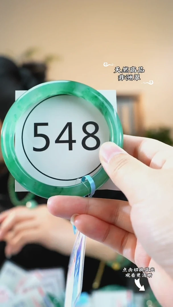 未镶嵌手镯石英质玉（非洲翠）6465