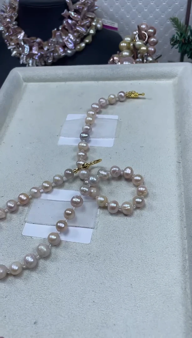 【闪购商品】淡水珍珠项链未镶嵌【纯恬珍珠】