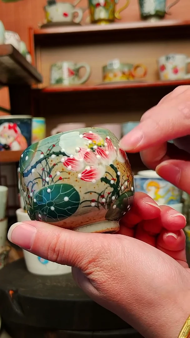 摆件陶景德镇高温手作陶瓷有瑕