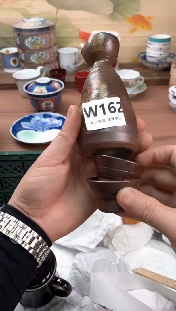 瓷片鶴*162