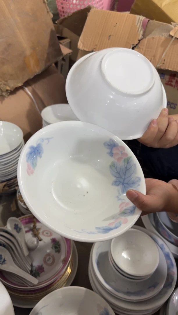 摆件葡萄碗18.5厘米两个一组微瑕请慎拍