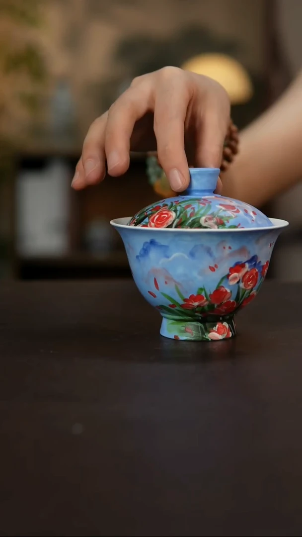 杯景德镇陶瓷杯碗柴烧多人