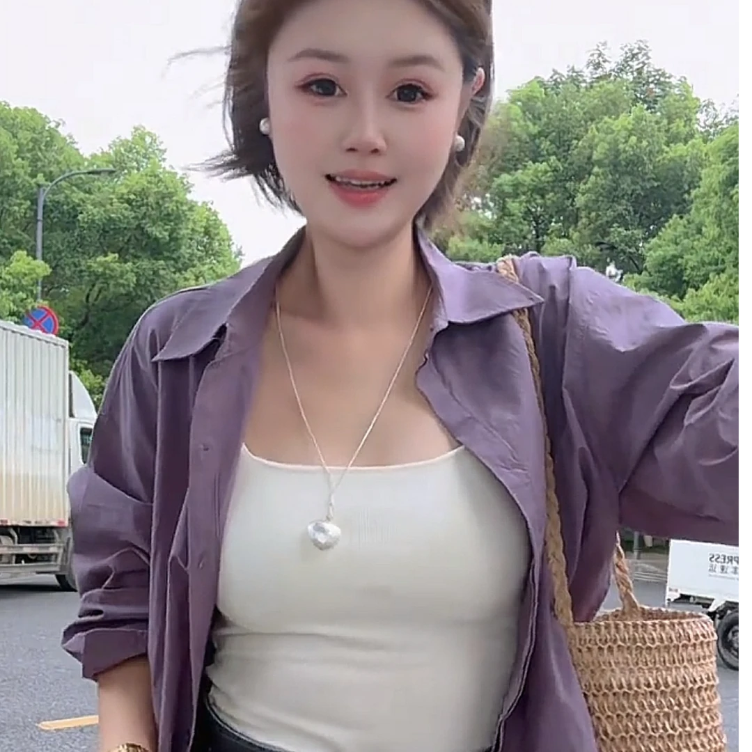 【花花定制】秋季时尚穿搭休闲宽松百搭长袖衬衫上衣