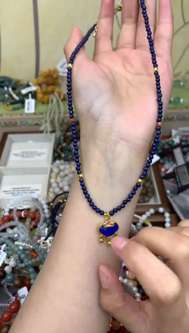 项链青金石未镶嵌318
