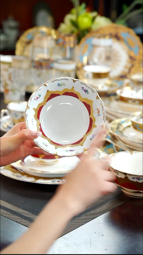 瓷片6英寸水果碗1个