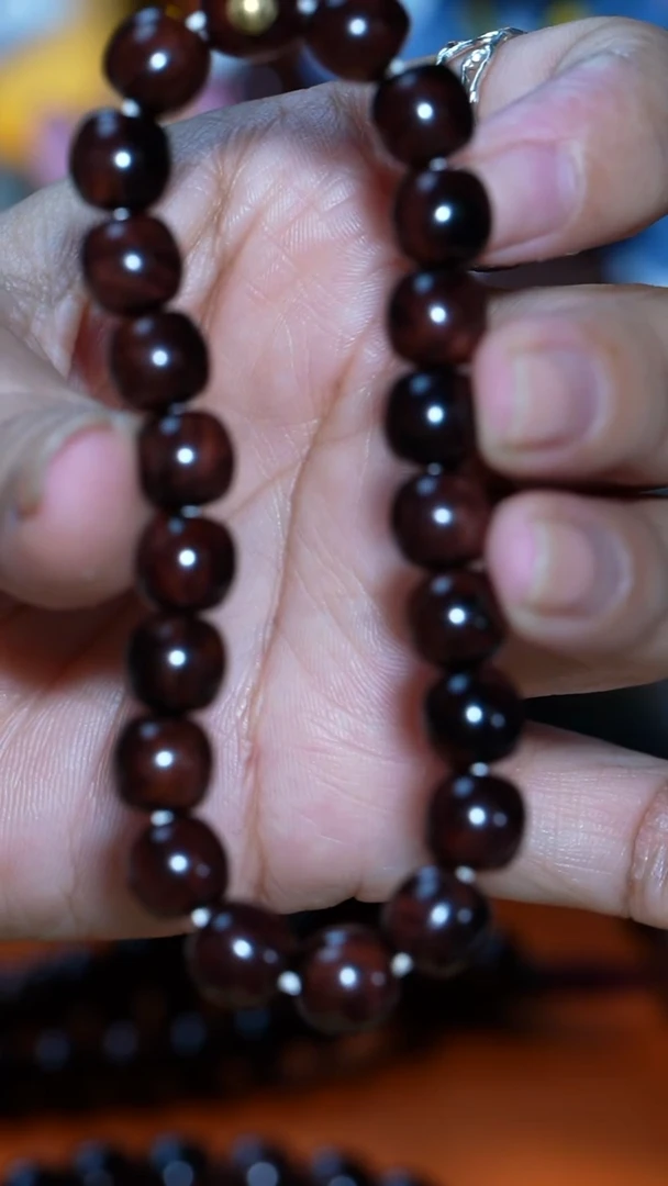 手串/手链黄花梨/降香黄檀【MOYU】海南黄花梨 金标 9*9.6 文玩手串