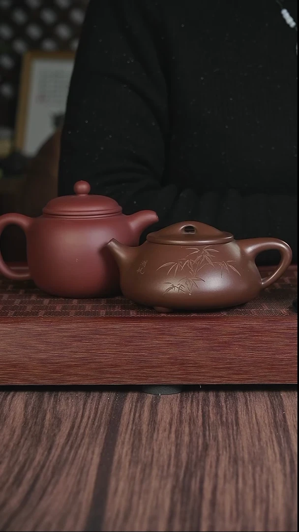 【闪购商品】紫砂茶壶一比一复刻匏尊+一比一复刻景舟石瓢