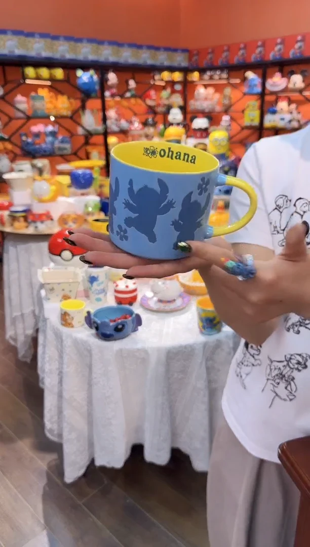 瓷片@@陶瓷杯史迪仔杯子