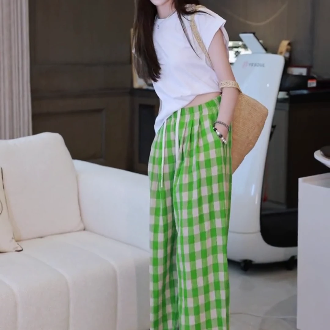 2025春夏新款时尚显瘦气质女士网红洋气两件套百搭款K8219