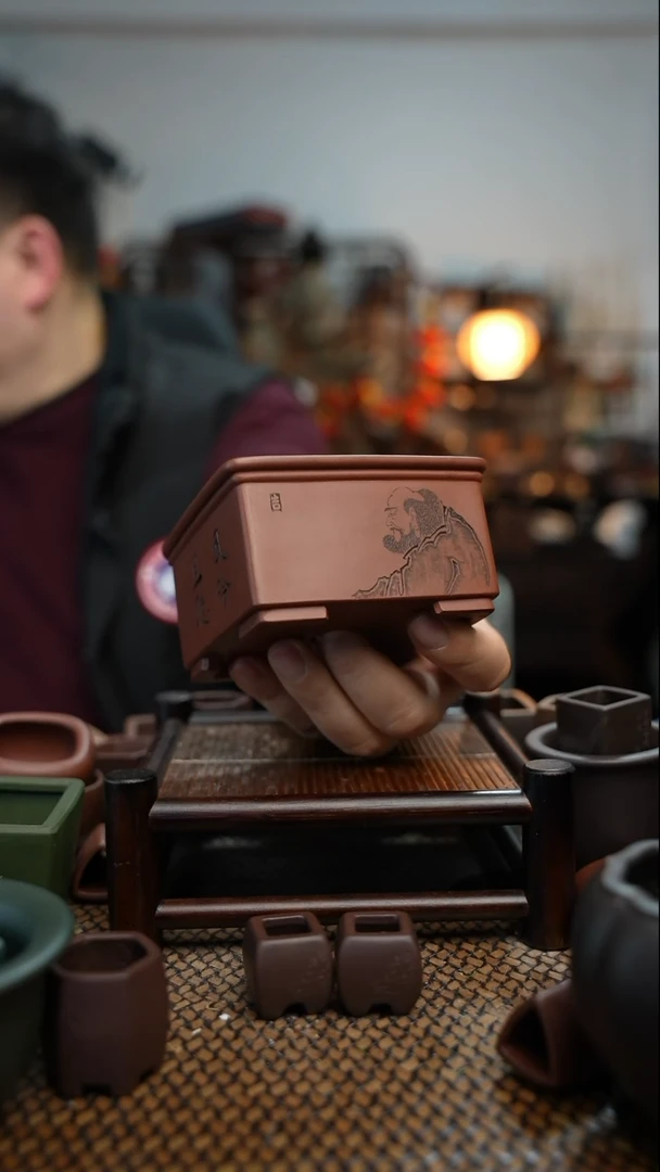 【闪购商品】紫砂花盆長木軒精品紫砂