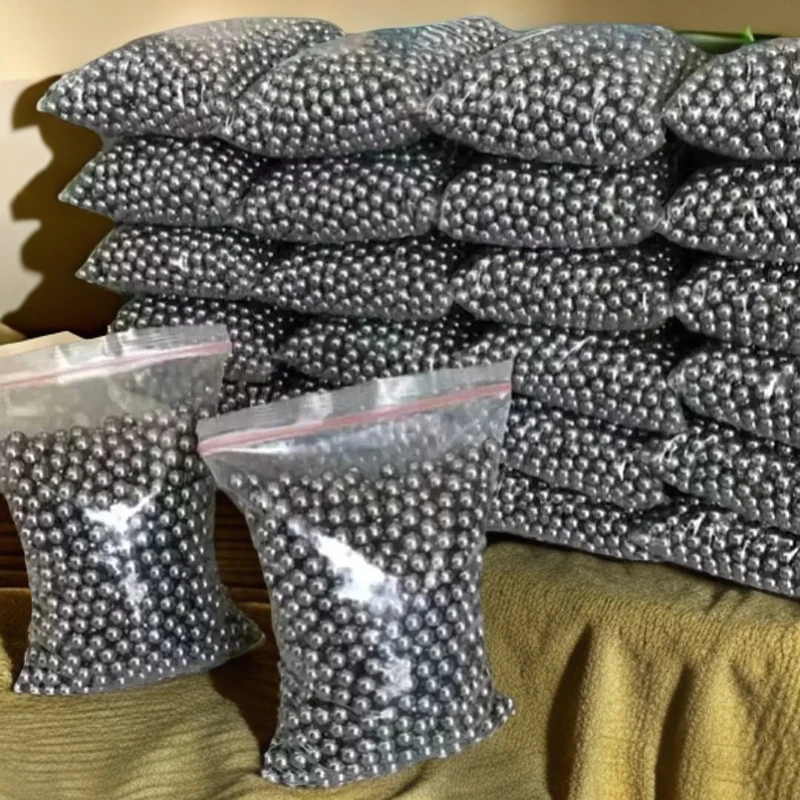 钢珠实心珠滚珠无水无油精品亮面滚珠户外游戏8mm户外器材无瑕疵
