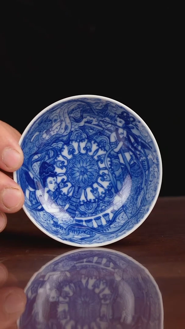 晓竹窑青花人物系列