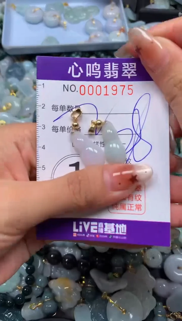 翡翠未镶嵌颈饰闪购001975
