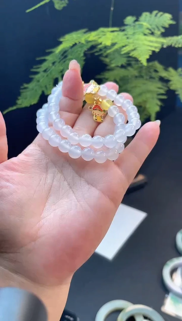 未镶嵌手串玛瑙/玉髓玛瑙手串多样性发一FL25092901