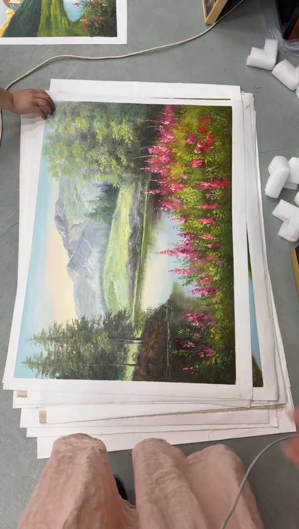 油画【特价】原创手绘油画 画芯 90*60cm