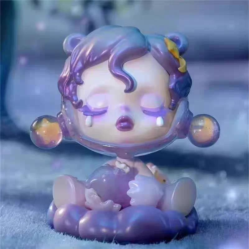 【代拆】skullpanda食梦动物系列盲盒正版悲伤海洋黯淡狐狸摆件