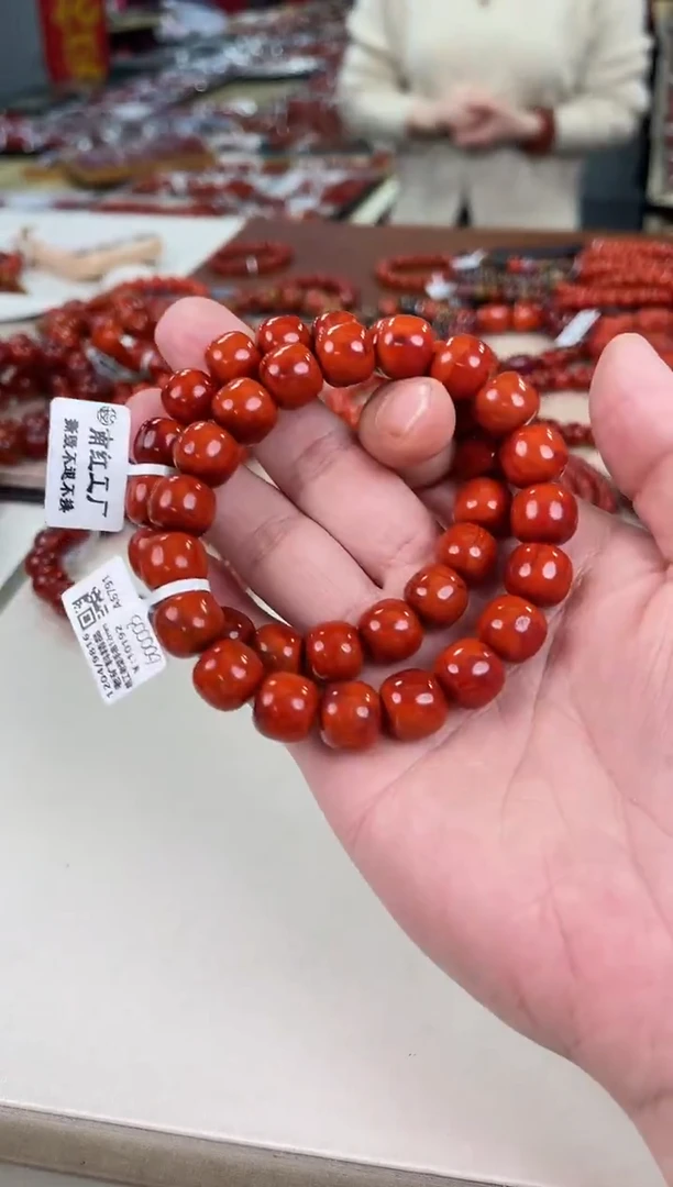 未镶嵌瓦西老型手串12+南红玛瑙（多样式发其一）