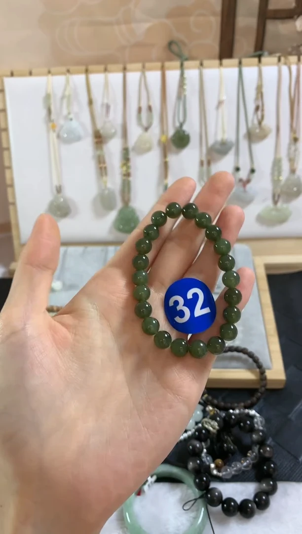 手链未镶嵌和田玉不***！手串4