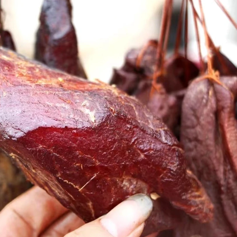 湖北恩施土家柴火烟熏【腊瘦肉】肉质紧实柴火烟熏