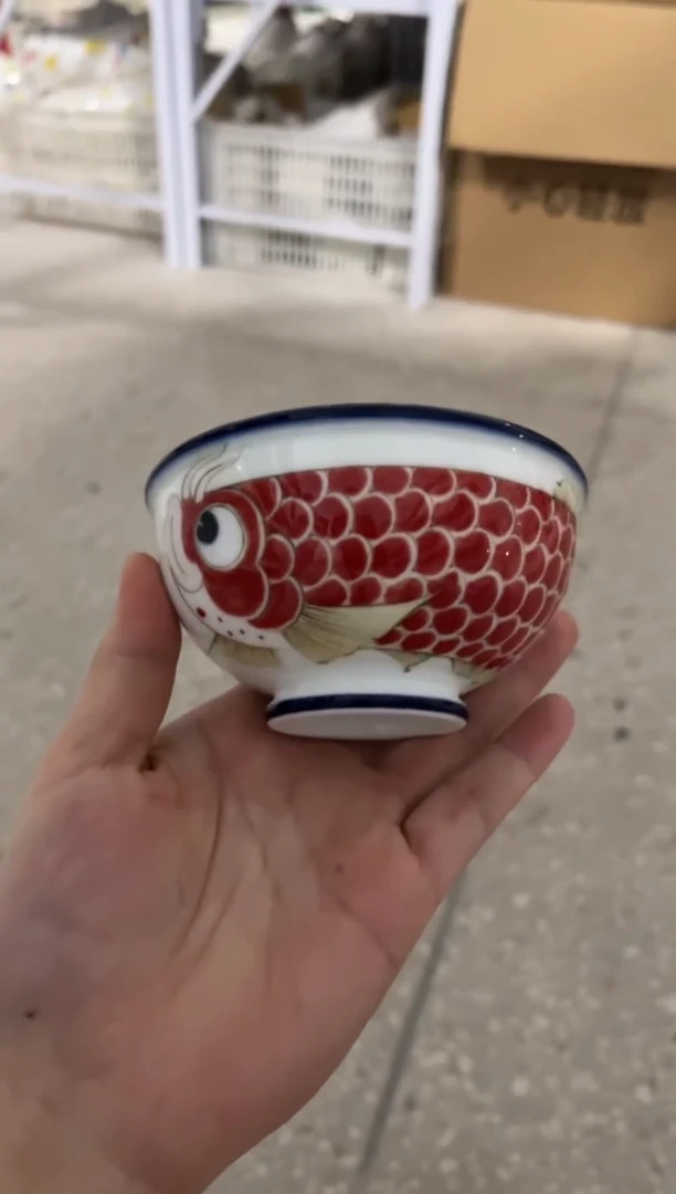 昨明小号手绘茶碗（宠粉价格）