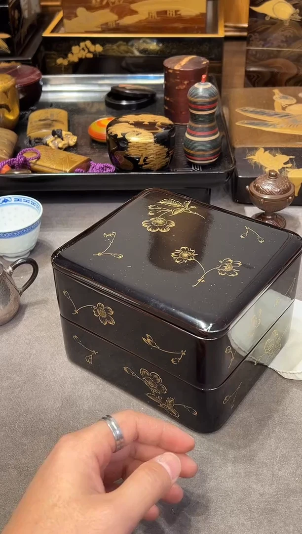 两段（有损） 大漆漆器大漆漆器